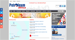 Desktop Screenshot of petroleumafrica.com
