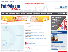 Tablet Screenshot of petroleumafrica.com